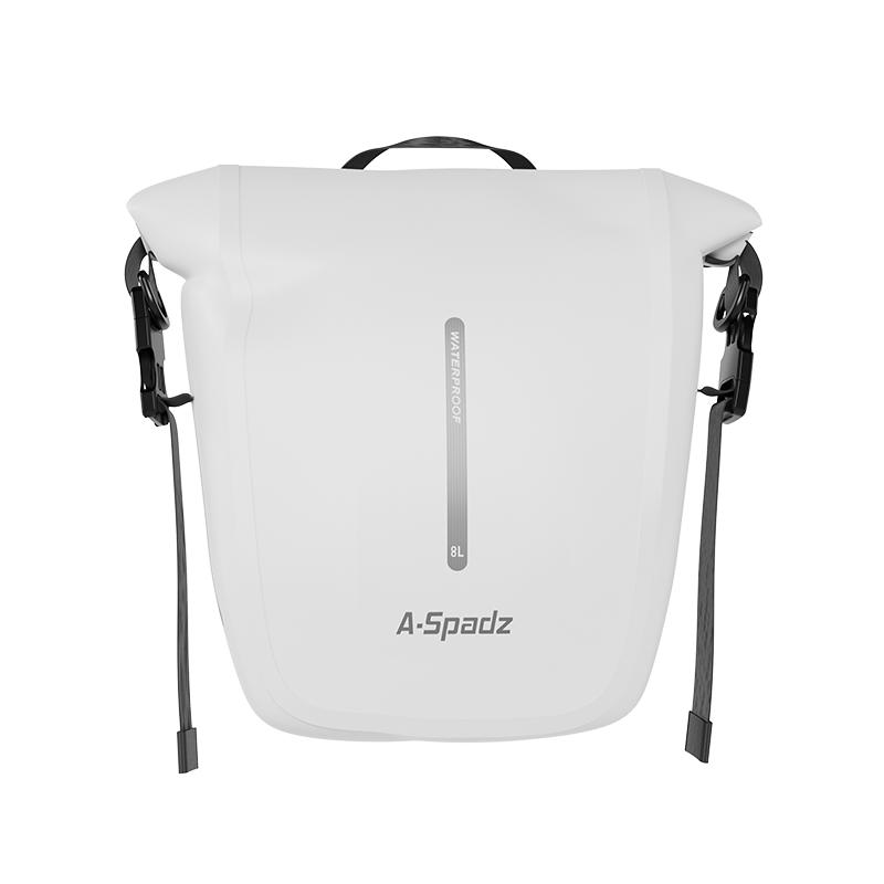 Side Rack & Side Bag (White Limited Edition) - Not Sold Separately