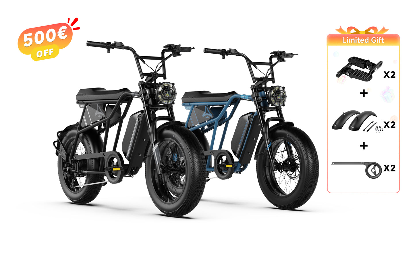 Jet Black & Aurora Blue